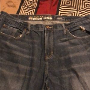 Old navy jeans (slightly worn)